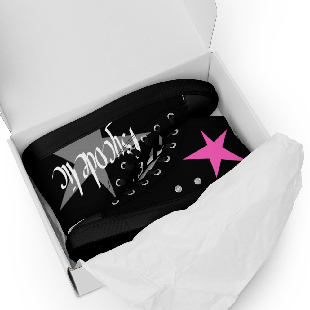 Men’s high top canvas shoes